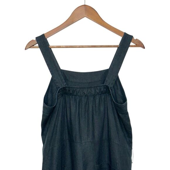 Everlane Linen Jumpsuit in Washed Black Size 4 - Picture 11 of 16